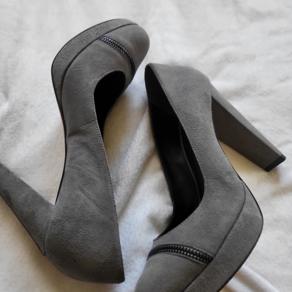 Cole Haan Stephanie Air Pump Ironstone Suede, Women's Shoes, Size 8.5B - Picture 5 of 10